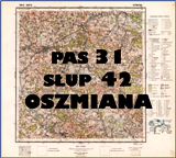 ikona mapy sztabowej Oszmiana genealogia kresy oszmiański