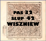 ikona mapy sztabowej Wiszniew genealogia kresy oszmiański